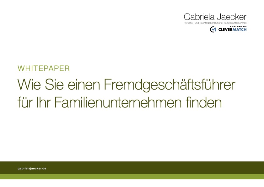 Gj Whitepaper Fremdgeschäftsführer